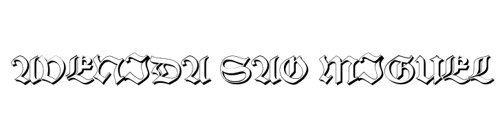 Alte Schwabacher Shadow  Free Fonts Download