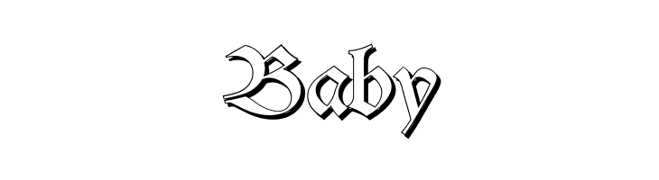 Alte Schwabacher Shadow  Free Fonts Download