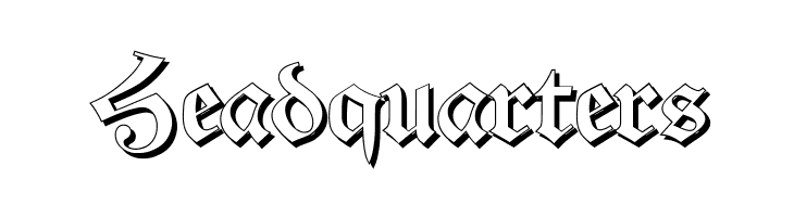 Alte Schwabacher Shadow  Free Fonts Download