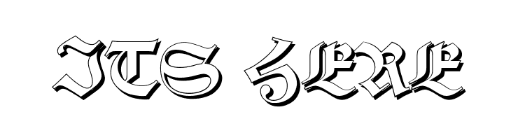 Alte Schwabacher Shadow  Free Fonts Download