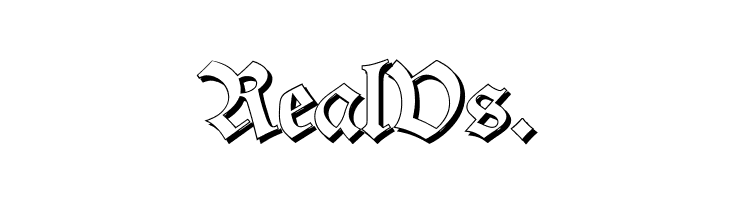 Alte Schwabacher Shadow  Free Fonts Download