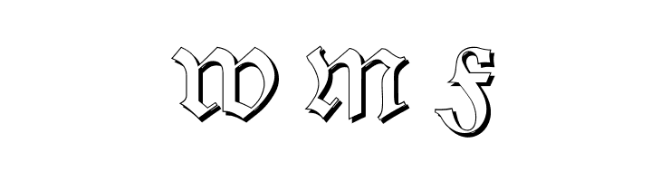 Alte Schwabacher Shadow  Free Fonts Download