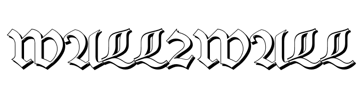 Alte Schwabacher Shadow  Free Fonts Download