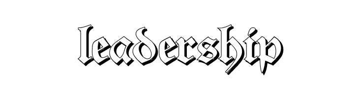 Alte Schwabacher Shadow  Free Fonts Download