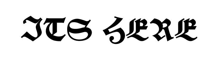 Alte Schwabacher DemiBold  Free Fonts Download