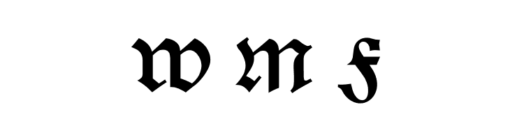 Alte Schwabacher DemiBold  Free Fonts Download