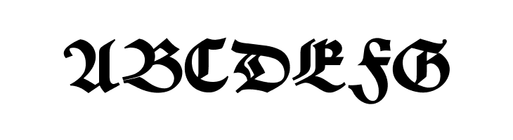 Alte Schwabacher OSF DemiBold  Free Fonts Download