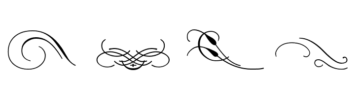 Ornament ScrollsAndFlorishes  Free Fonts Download