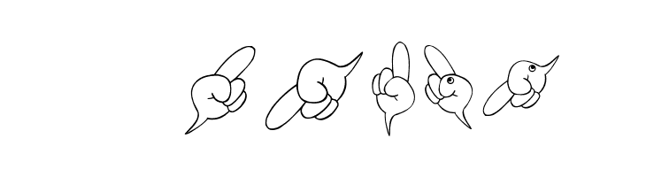 Hands  Free Fonts Download