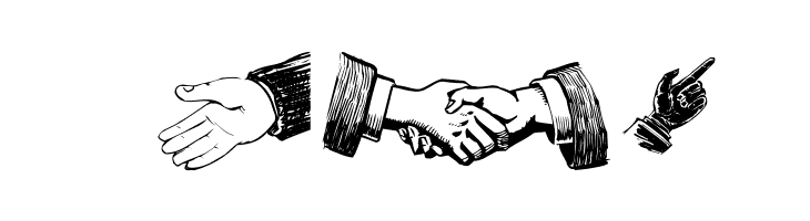 Hands  Free Fonts Download