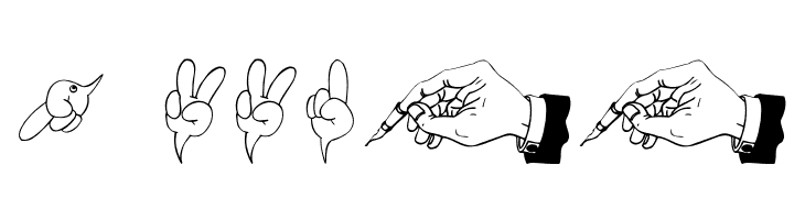 Hands  Free Fonts Download