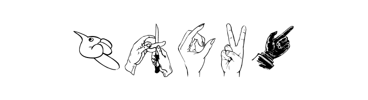 Hands  Free Fonts Download