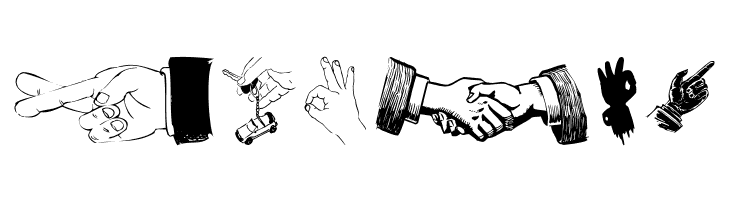 Hands  Free Fonts Download