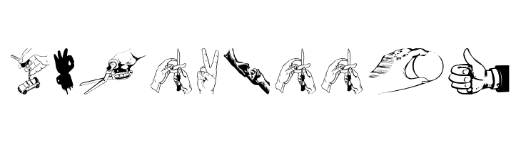 Hands  Free Fonts Download