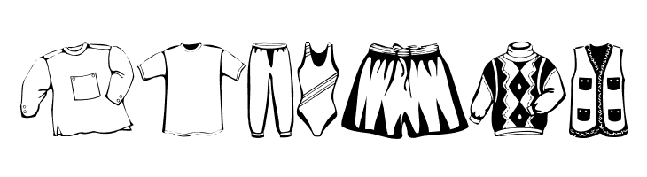 Clothes  Free Fonts Download