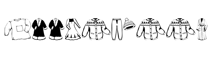 Clothes  Free Fonts Download