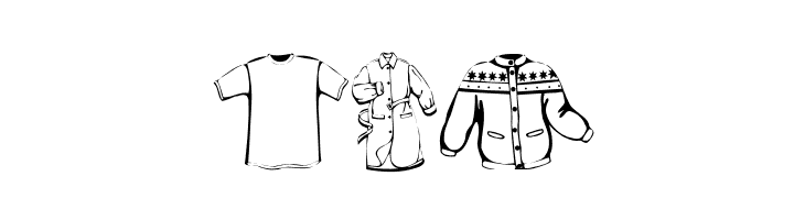 Clothes  Free Fonts Download