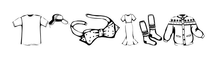 Clothes  Free Fonts Download