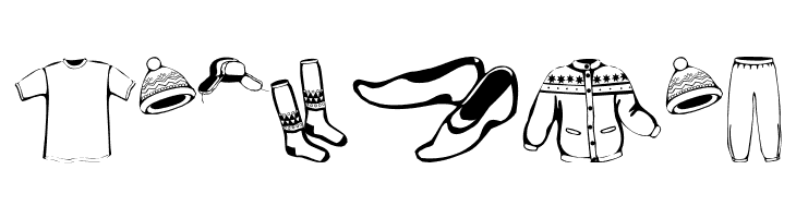 Clothes  Free Fonts Download