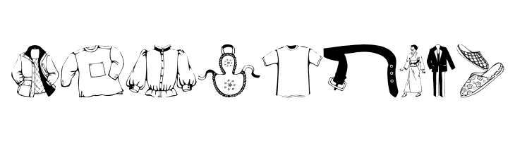 Clothes  Free Fonts Download