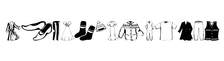 Clothes  Free Fonts Download
