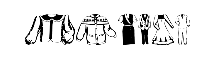Clothes  Free Fonts Download