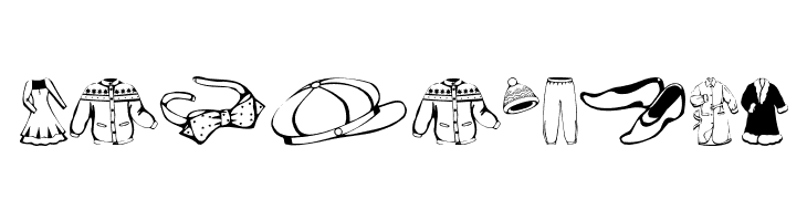 Clothes  Free Fonts Download