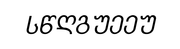 Kolkhety-ITV Italic  Free Fonts Download