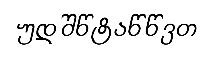 Kolkhety-ITV Italic  Free Fonts Download