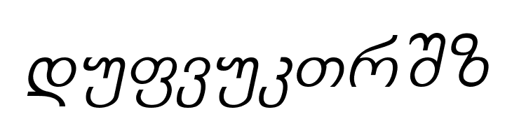 Kolkhety-ITV Italic  Free Fonts Download