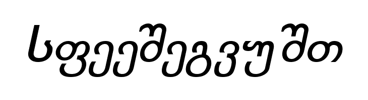 Kolkhety-ITV Bold Italic  Free Fonts Download