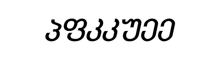 Kolkhety-ITV Bold Italic  Free Fonts Download