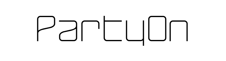 RaveParty Thin  Free Fonts Download