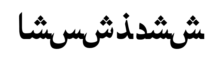 PersianNaskhSSK Bold  Free Fonts Download