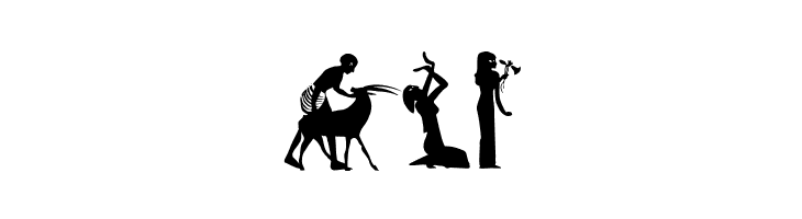 EgyptSilhous  Free Fonts Download