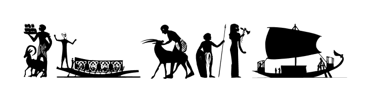 EgyptSilhous  Free Fonts Download