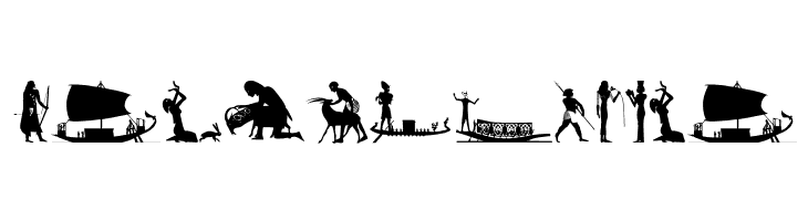 EgyptSilhous  Free Fonts Download