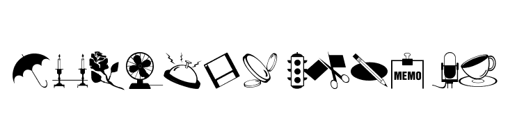 ArtsyParts Dingbats JL  Free Fonts Download