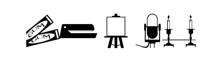 ArtsyParts Dingbats JL  Free Fonts Download