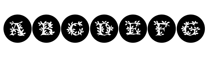 FloraliaCaps  Free Fonts Download