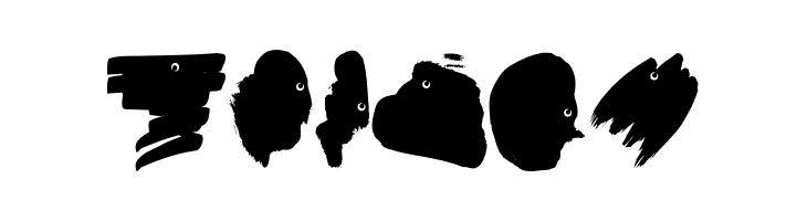 BlackStrokeBeings  Free Fonts Download