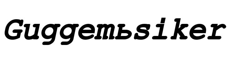 ER Kurier Mac Bold Italic  Free Fonts Download