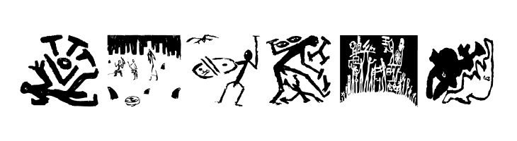CavePeopleTraces  Free Fonts Download