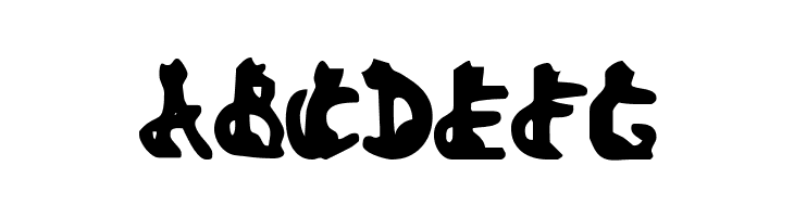 Bad Black Cat  Free Fonts Download