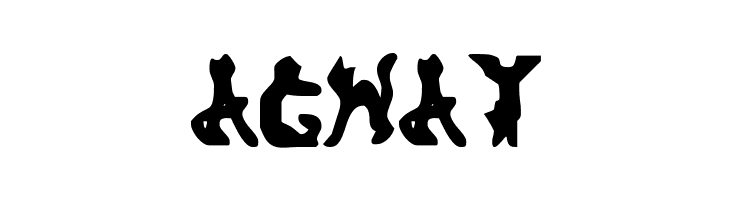 Bad Black Cat  Free Fonts Download