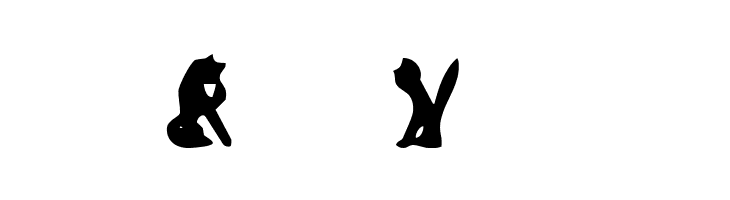 Bad Black Cat  Free Fonts Download