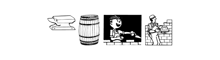 AufmBauConstructions  Free Fonts Download