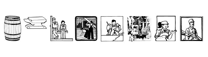 AufmBauConstructions  Free Fonts Download