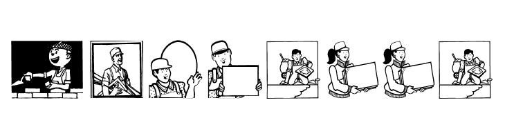 AufmBauConstructions  Free Fonts Download