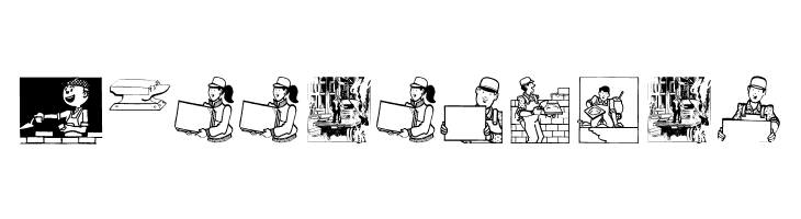 AufmBauConstructions  Free Fonts Download